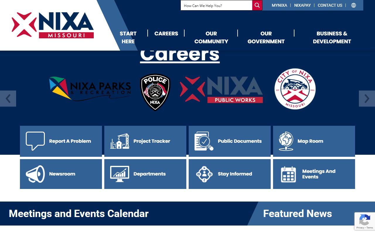 Nixa Missouri city website for people search