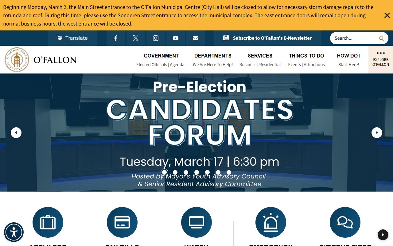 O'Fallon people search city government home page