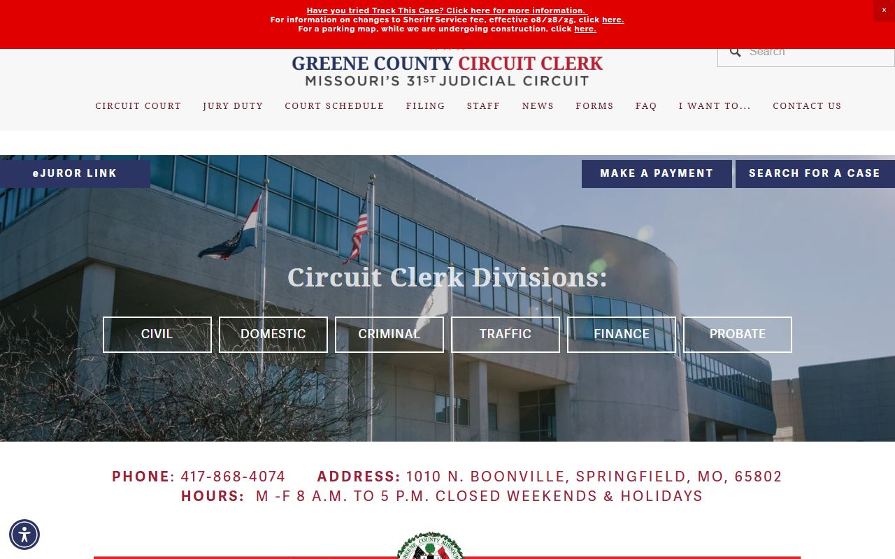 Greene County Circuit Court people search portal