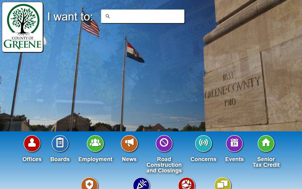Greene County government website for people search