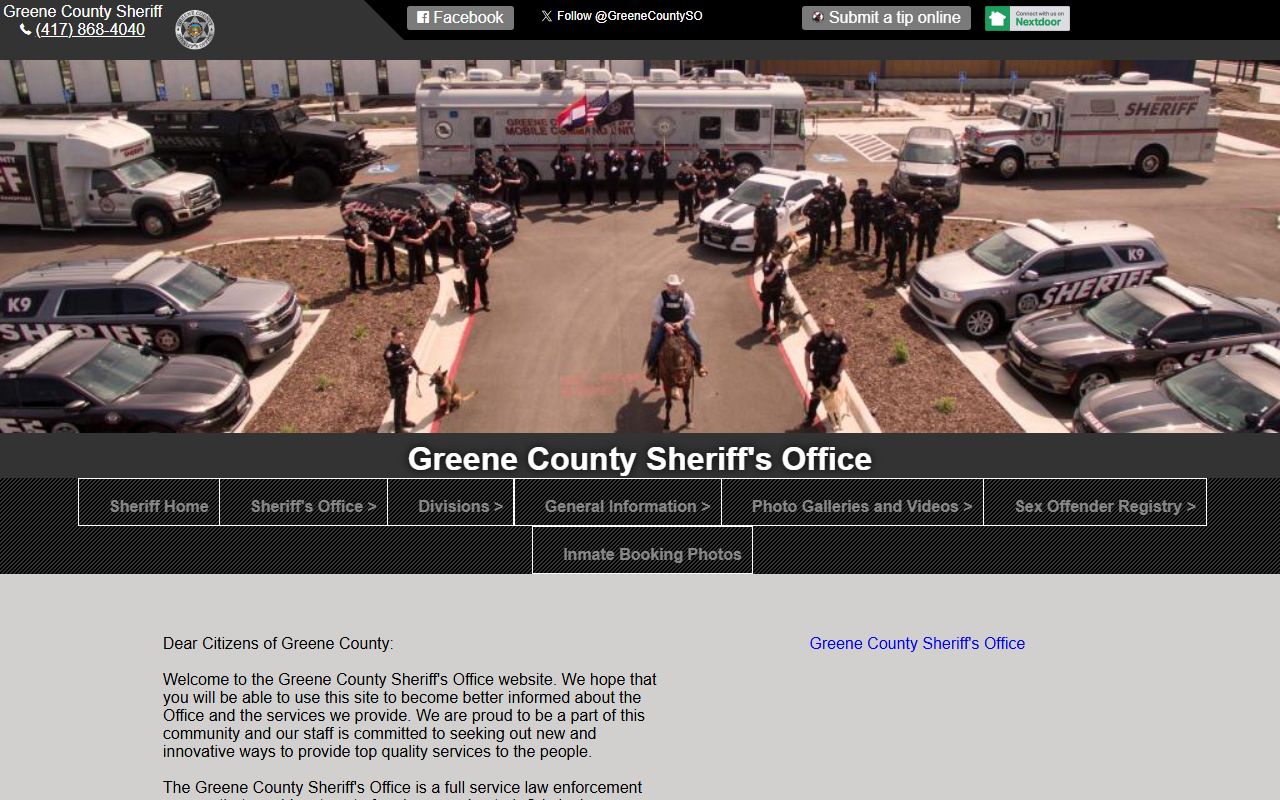 Greene County Sheriff's Office people search